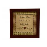 Framed Needlepoint 10 x 10