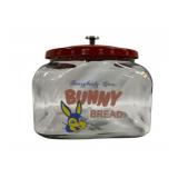 Bunny Bread Glass Store Jar 8 x 8 x 8