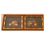 Nice Set of 2 Framed 16 x 20 Fruit Prints
