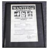 Framed "Nixon" Print - 16.5 x 20.5