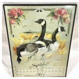 1985 Framed Calendar - 18" x 24".5"