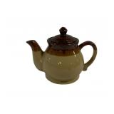 Brown Stoneware Teapot 6.5"