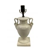 Vintage Swan Adorned Lamp 14"