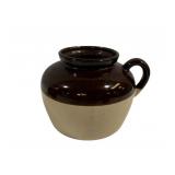 Brown & White Pot 5.5"
