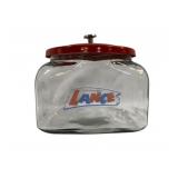 Lance Glass Store Jar 8 x 8 x 8
