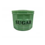 Jadeite Sugar Jar w/ Lid 3.5 x 4.5