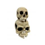 Cast Iron Skull Decor 7"