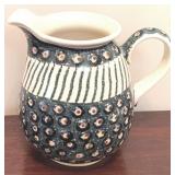 Handmade Polish Pitcher - 5" Tall
