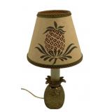 Brass Pineapple Lamp 9"