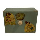 Vintage Toy Music Box 5.5 x 7.5 x 4