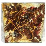 Oil on Canvas - Unsigned - 22" x 22"