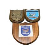 3 Military Plaques