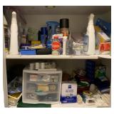 Lot of Assorted Items - 2 shelves