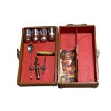 Vintage Bar Set in Case - 4 x 13 x 8