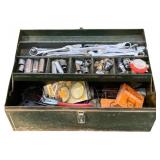 Metal Tool Box w/ Contents