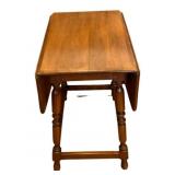 Drop Side Wood Table - 24 x 15 x 22