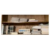 2 Shelves of Assorted Books & More