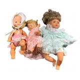 3 Vintage Doll Babies