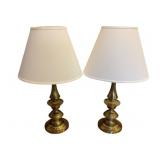 Pair of Lamps - 28" tall