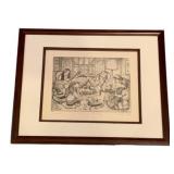 Framed Print, signed - 12 x 15