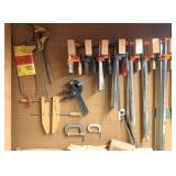 Lot of Assorted Wood Clamps