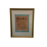 Framed Print "Marriage Blessing" - 16 x 12