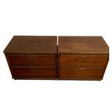 Pair of Lane 2-drawer night stands