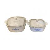 2 Corning Dishes w/ lids