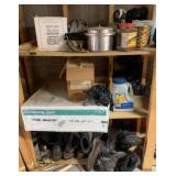 3-Shelf Lot of Assorted Items