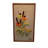 Framed Needlepoint - 27 x 15