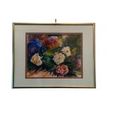 Framed Watercolor, signed