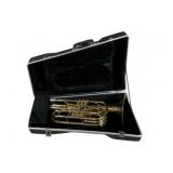 Brass Musical Instrument w/ case - 24" long