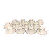 12 Mikasa Cups & Saucers w/ 1 extra saucer
