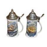 2 Beer Steins