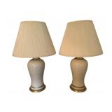 Pair of Lamps - 31" tall