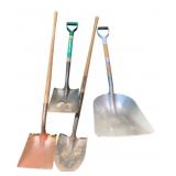 Lot of Assorted Shovels