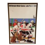 XIII Olympic Winter Games, 1980 framed Poster
