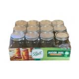 Case of Mason Quart Jars - new in flat
