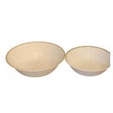 2 Corelle Bowls - 10" & 8" round