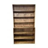 Wood Stepback Bookshelf - 8