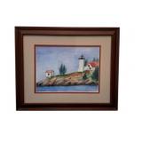 Framed Watercolor, signed - 13 x 17