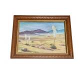 Framed Oil on Board - 19 x 15