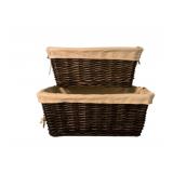 2 Nesting Baskets w/ liners