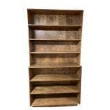 Wood Stepback Bookshelf - 8