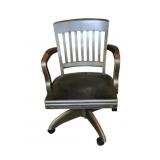 Vintage Wood Office Chair