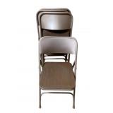 4 Folding Chairs - 38 x 16 x 16
