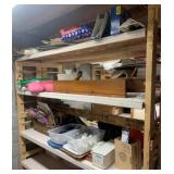3-Shelf Lot of Assorted Items
