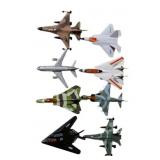 Lot of Die Cast Metal Airplanes, qty 8