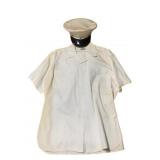 U.S. Naval Academy Uniform w/ Hat - sz Large