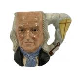 Royal Doulton Benjamin Franklin Toby Mug - 4"